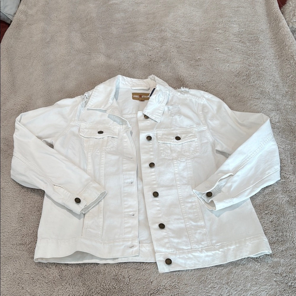 White Denim Jacket